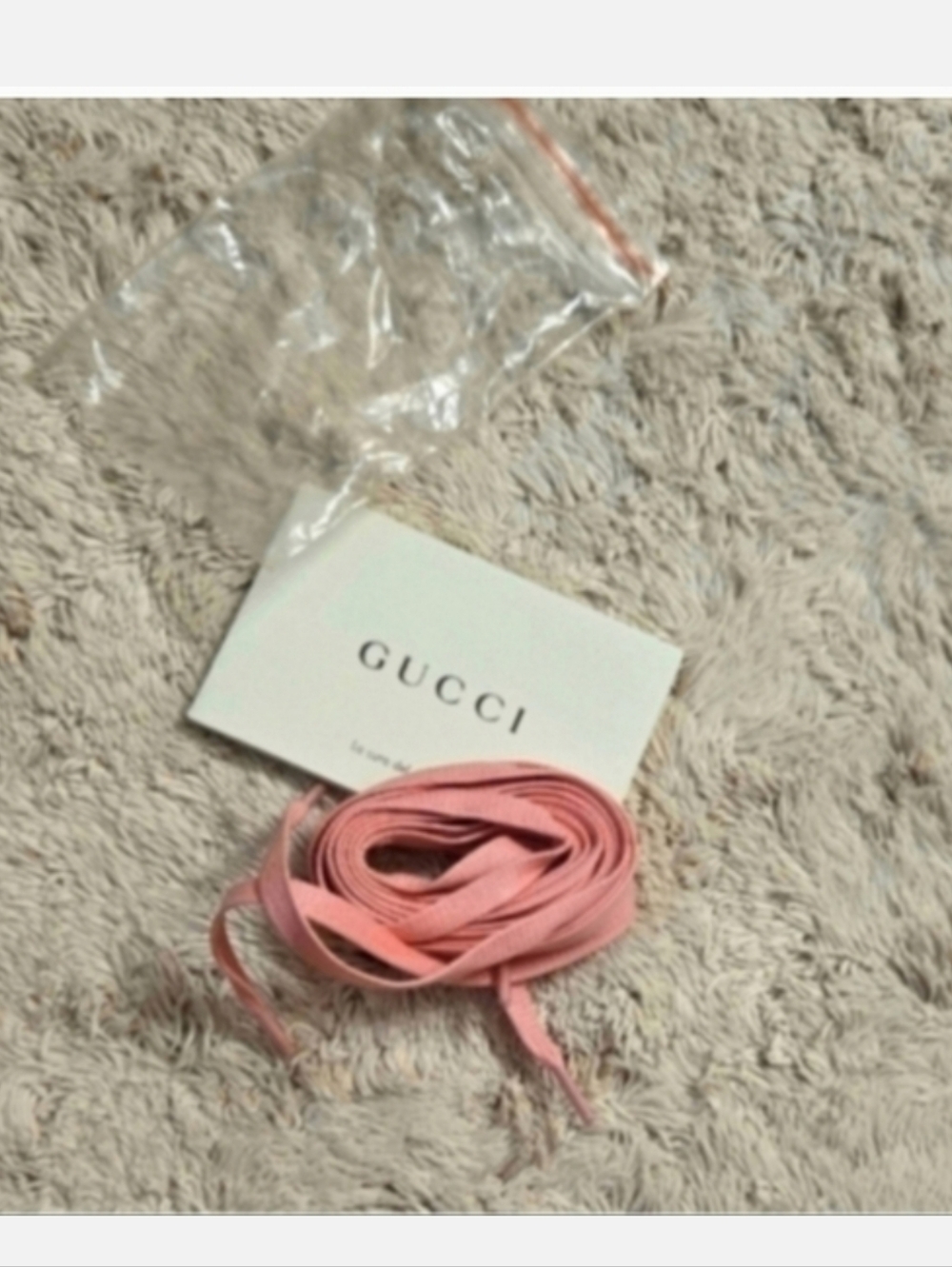 Gucci Pink Women's Shoelace